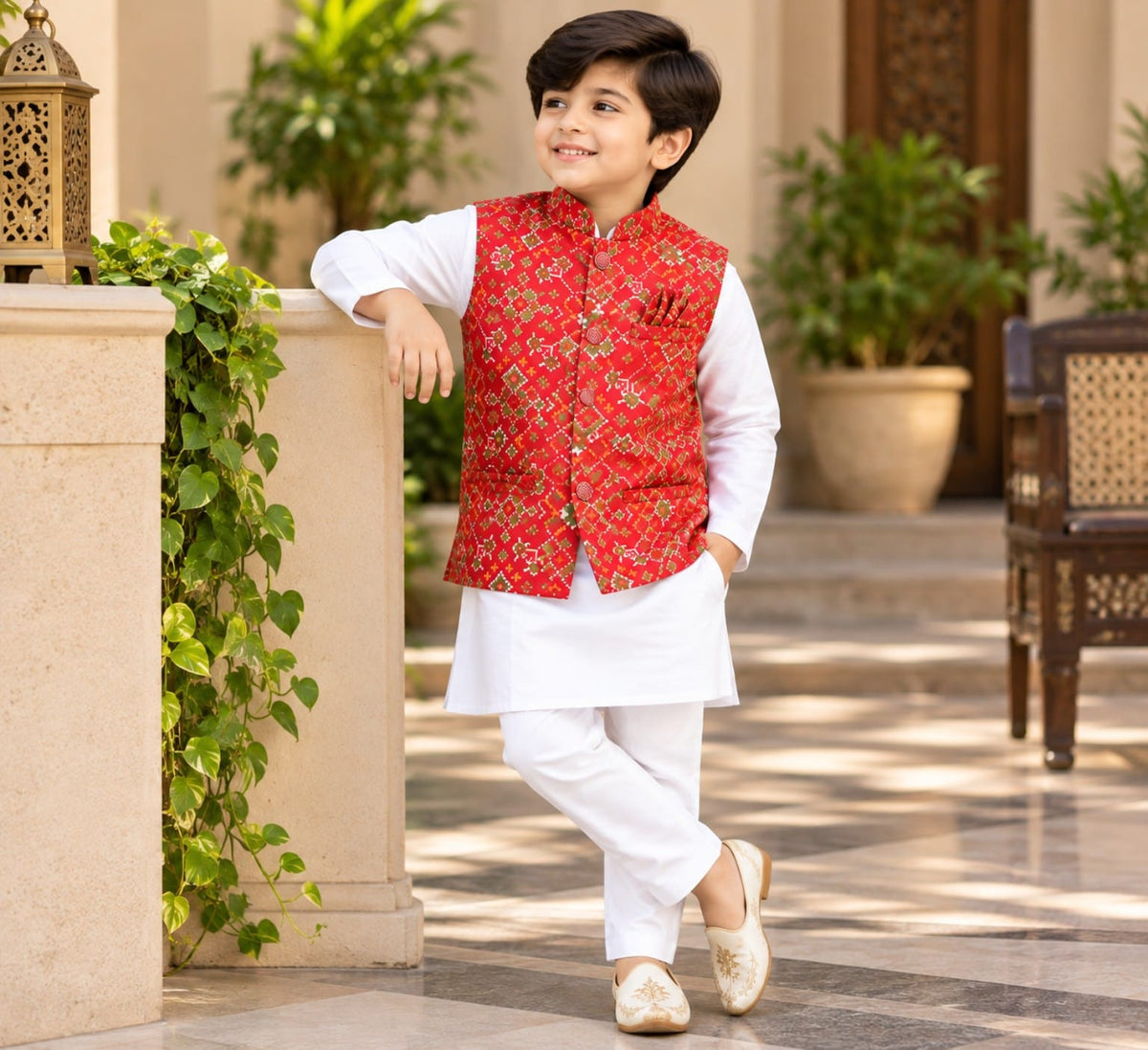 White Pure Malai Satin Kid&