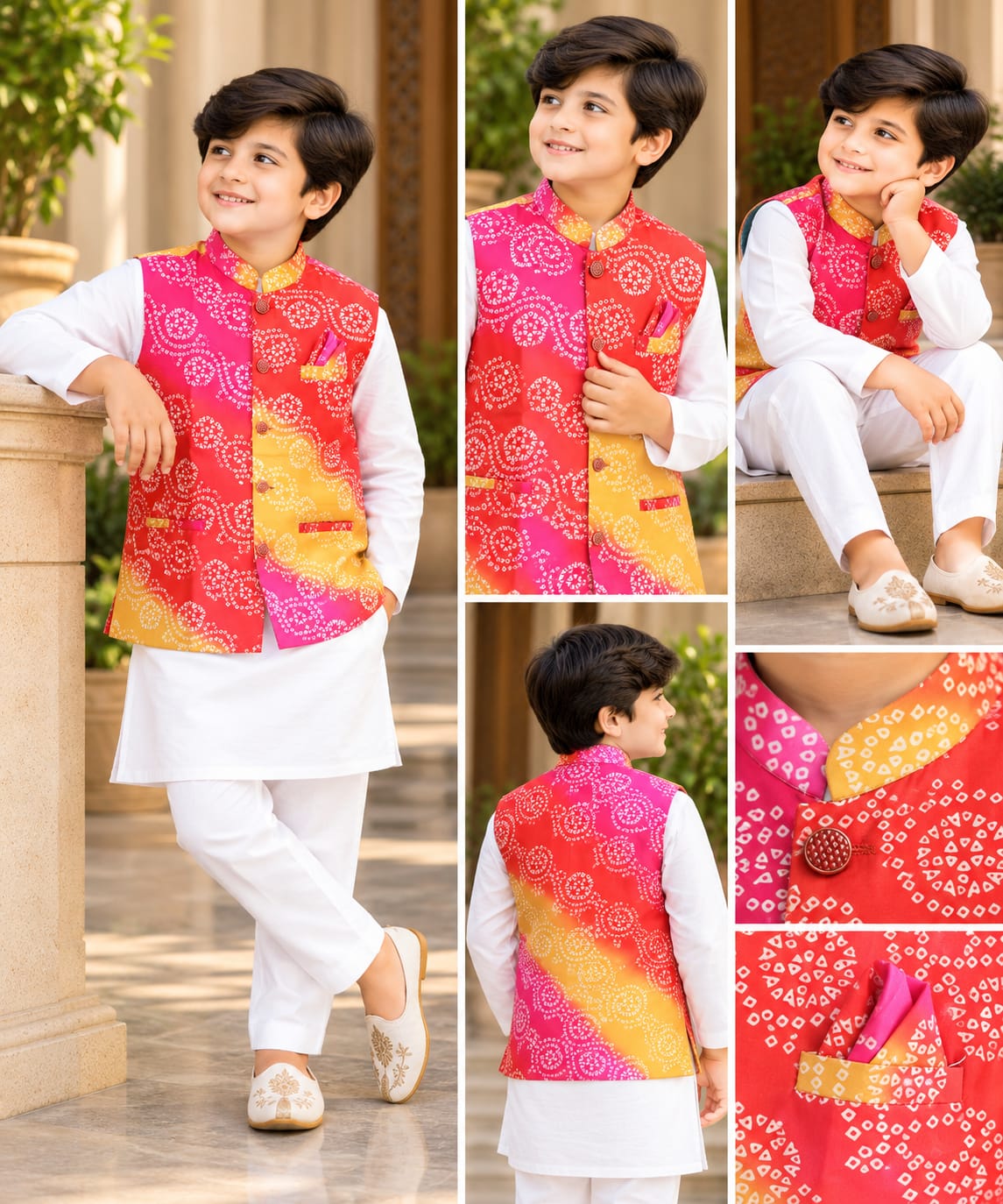 White Pure Malai Satin Kid&