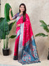 Pink Banarasi Jaal Zari Woven Silk Banarasi Saree Banarasi Silk Saree Anant Tex Exports Pvt.Ltd..