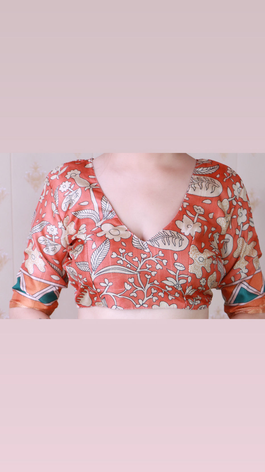 Orange Soft Tussar Silk Striped Traditional Printed Zari Tussar Saree Tussar Saree Anant Tex Exports Pvt.Ltd..