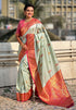 Sky Blue Soft Silk with Flower Butta Meenakari Zari Woven Saree Banarasi Saree Anant Tex Exports Pvt.Ltd..
