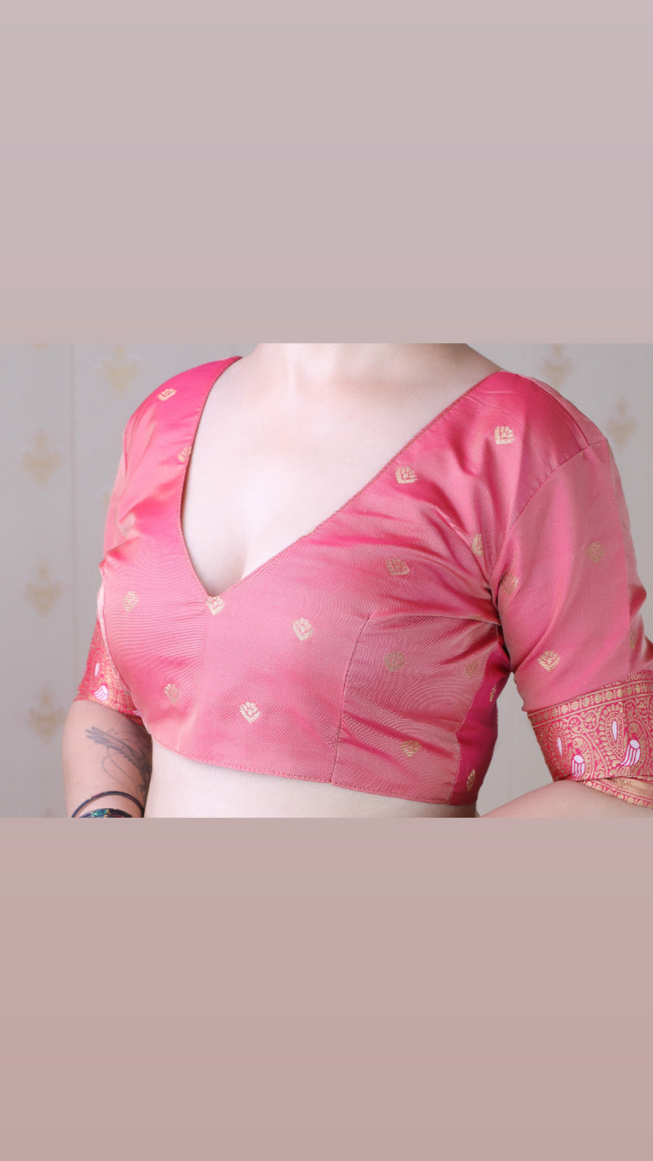 Cream Soft Silk Banarasi Peacock Zari Woven Saree Kanjivaram Saree Anant Tex Exports Pvt.Ltd..