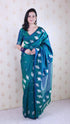 Green Soft Silk Dual Zari Woven Moonga Silk Saree Moonga Silk sarees Anant Tex Exports Pvt.Ltd..