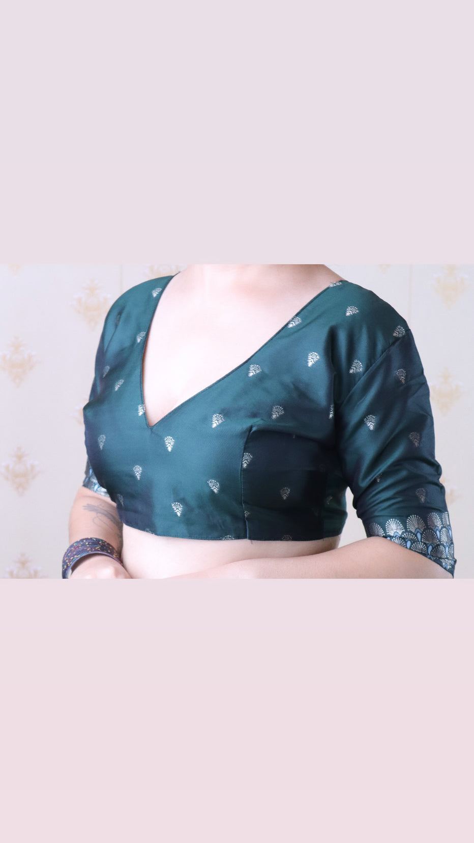 Bottle Green Soft Silk Dual Zari Woven Moonga Silk Saree