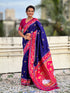 Violet Soft Silk Pichwai Traditional Zari Paithani Saree Banarasi Silk Saree Anant Tex Exports Pvt.Ltd..