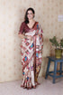 Maroon Pure Tussar Silk Bold Kalamkari Figure Printed Tussar Saree Tussar Saree Anant Tex Exports Pvt.Ltd..