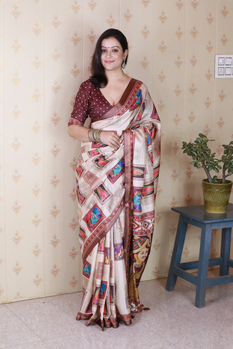 Tussar Saree