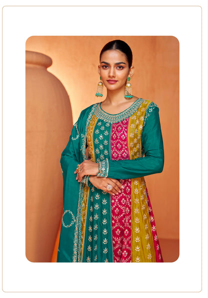 Beautiful Designer Wedding Wear Latest Anarkali Style Salwar Suit