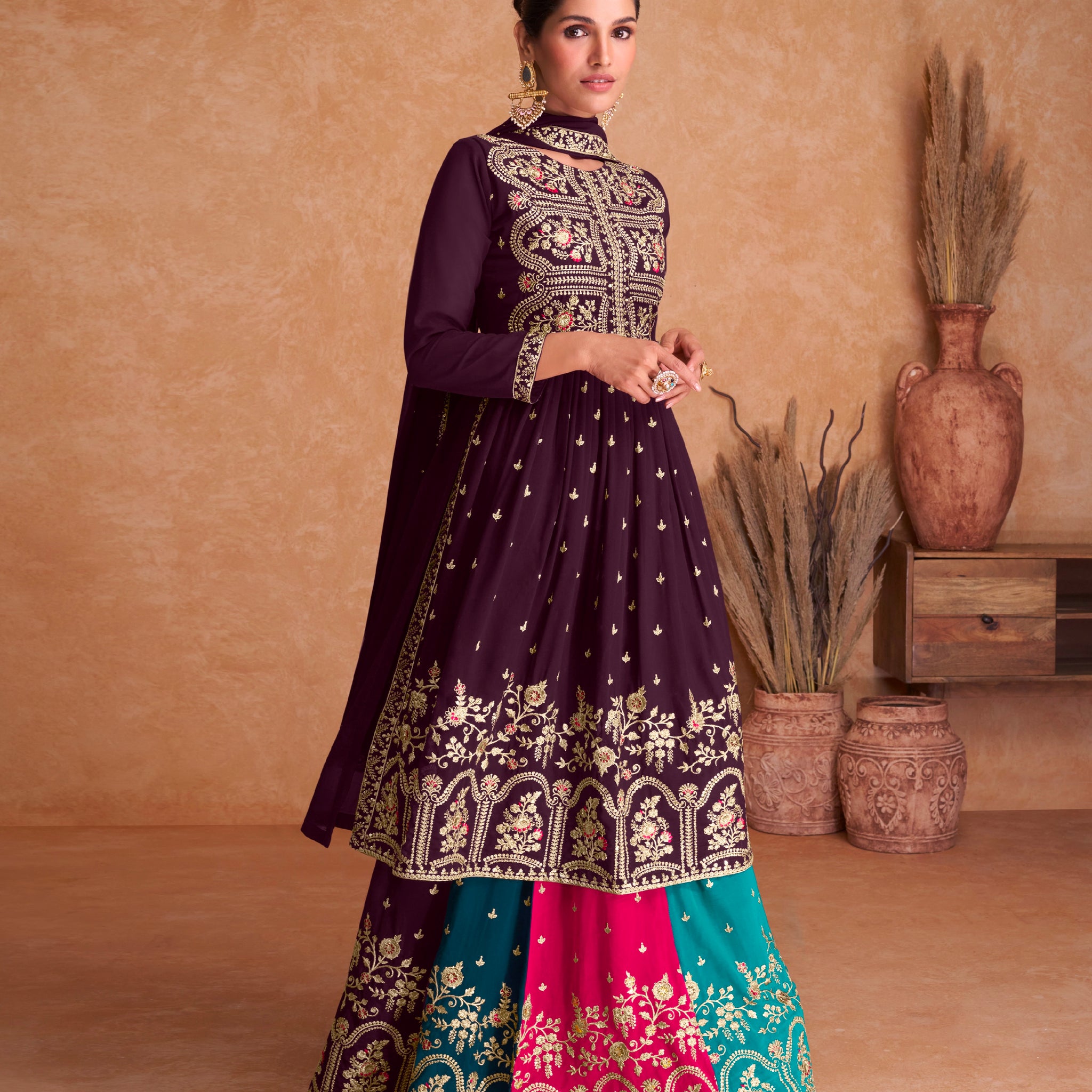 Beautiful Designer Occasion Wear Latest Punjabi Style Salwar Suit