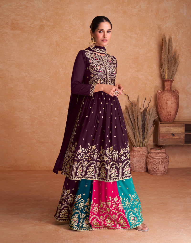 Beautiful Designer Occasion Wear Latest Punjabi Style Salwar Suit