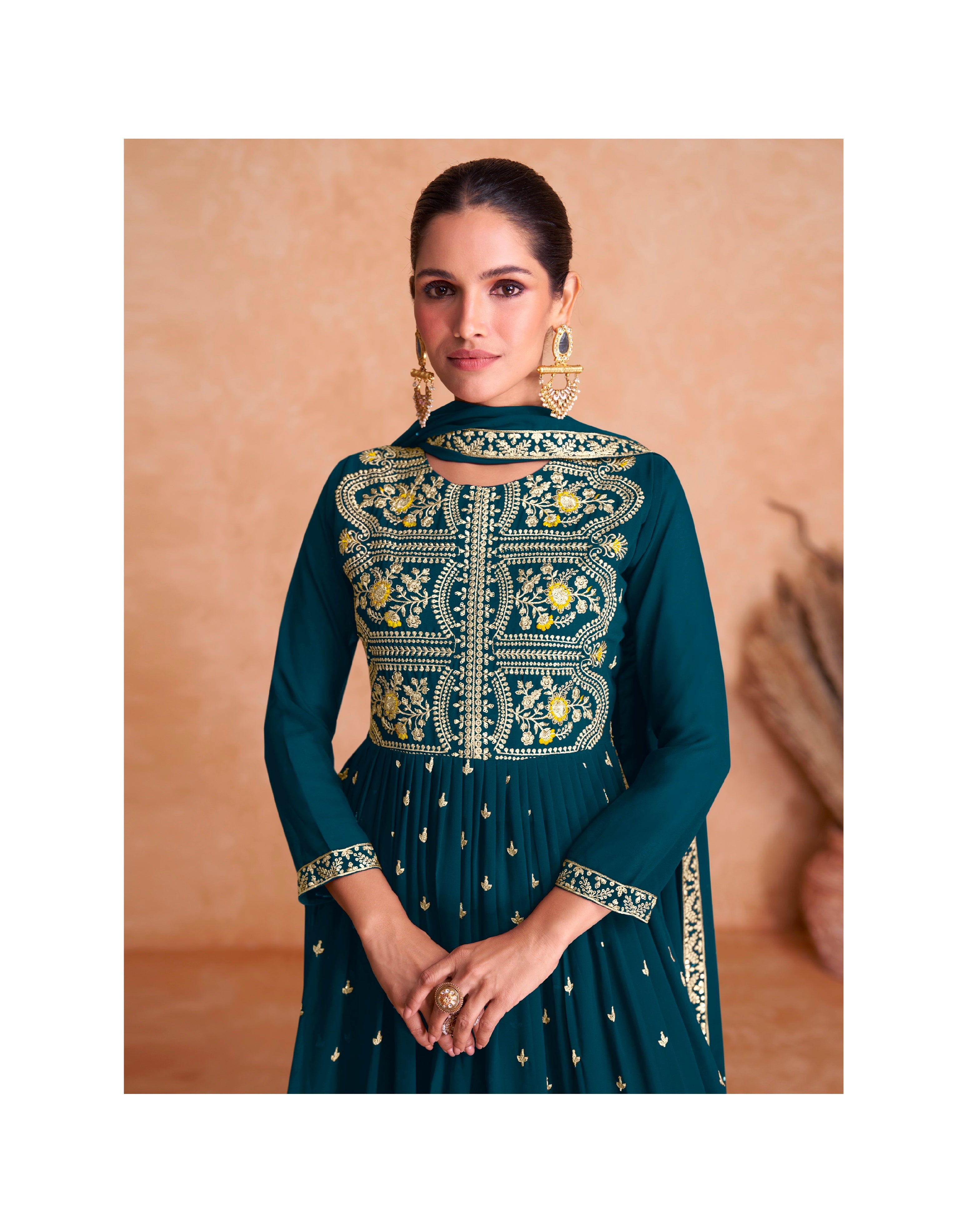 Beautiful Designer Occasion Wear Latest Punjabi Style Salwar Suit