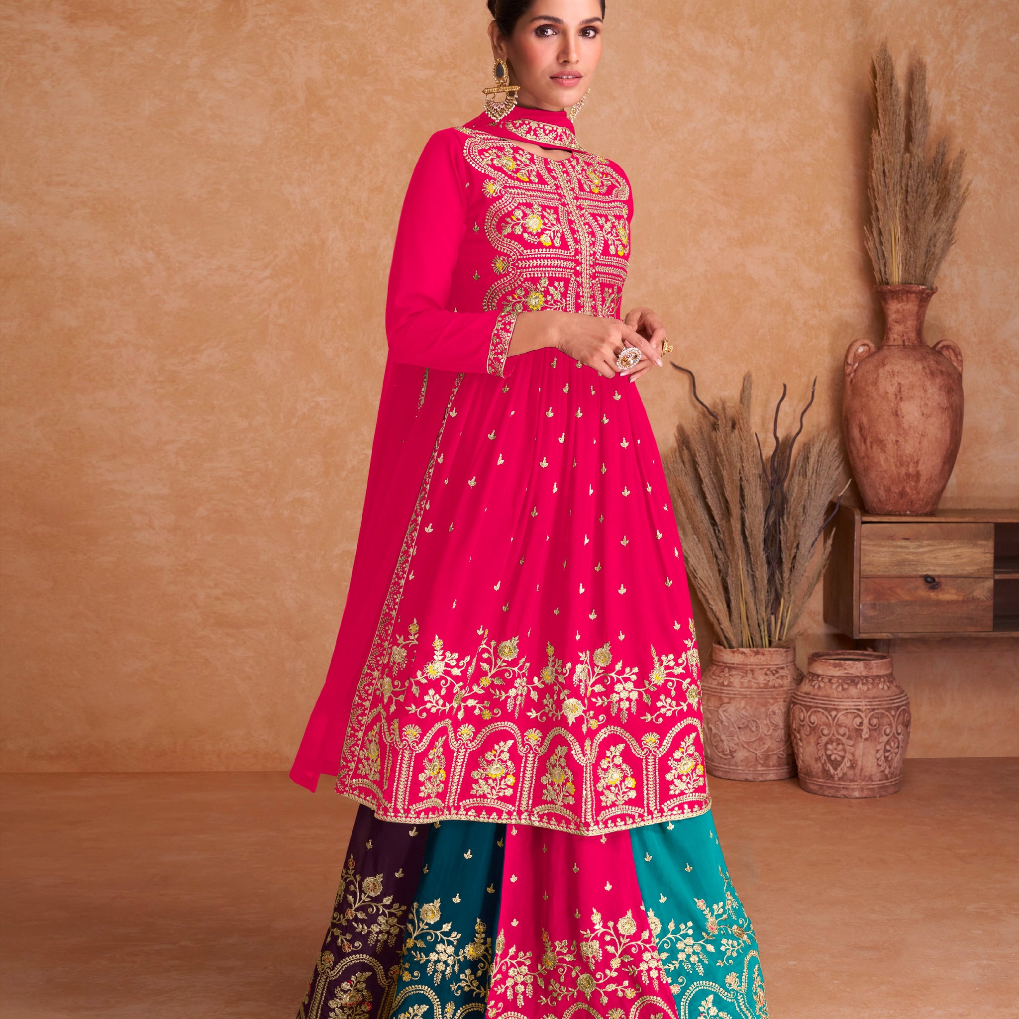 Beautiful Designer Occasion Wear Latest Punjabi Style Salwar Suit