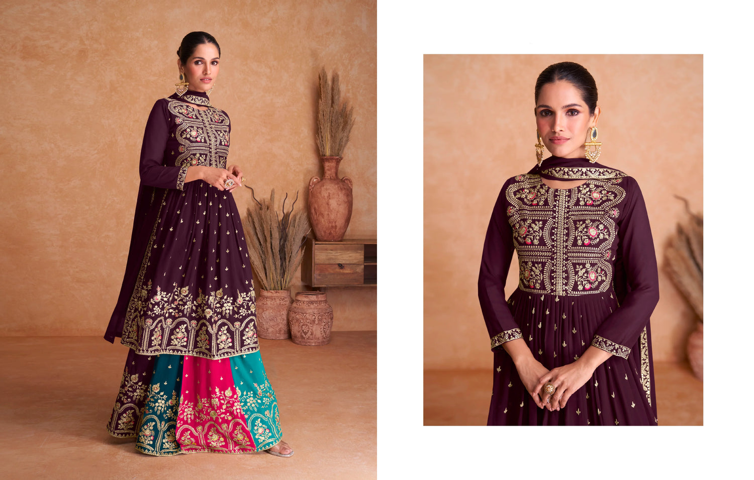 Beautiful Designer Occasion Wear Latest Punjabi Style Salwar Suit