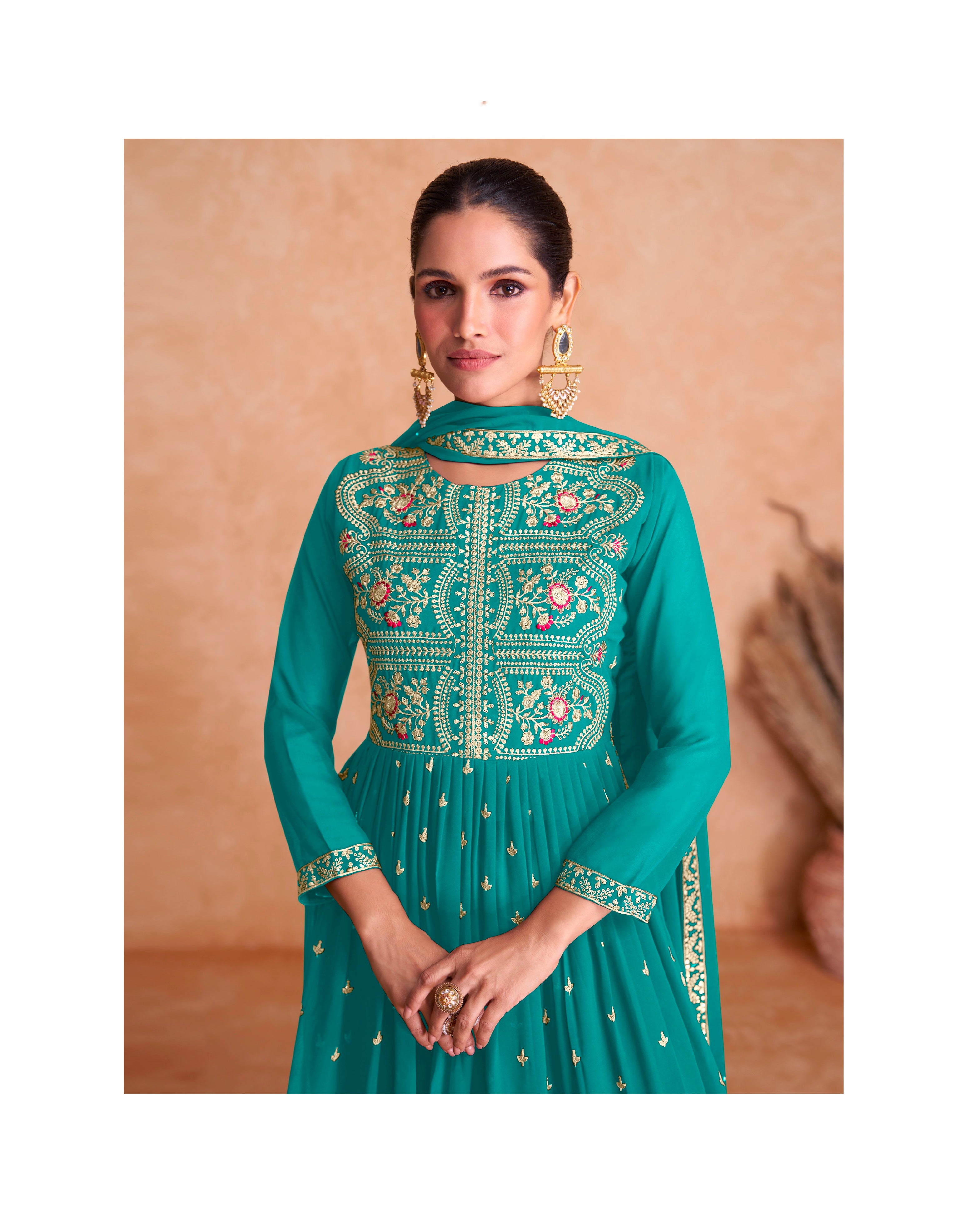 Beautiful Designer Occasion Wear Latest Punjabi Style Salwar Suit