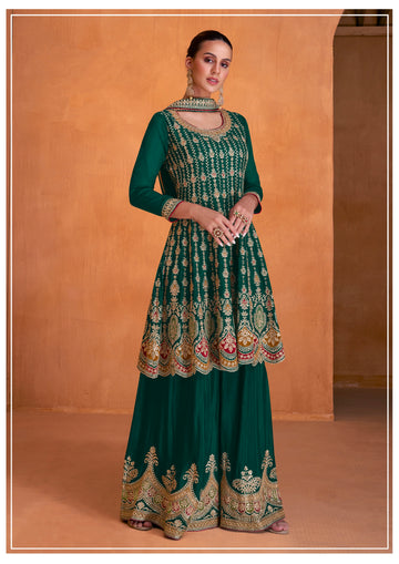 Designer Wedding Wear Punjabi Style Salwar Suit