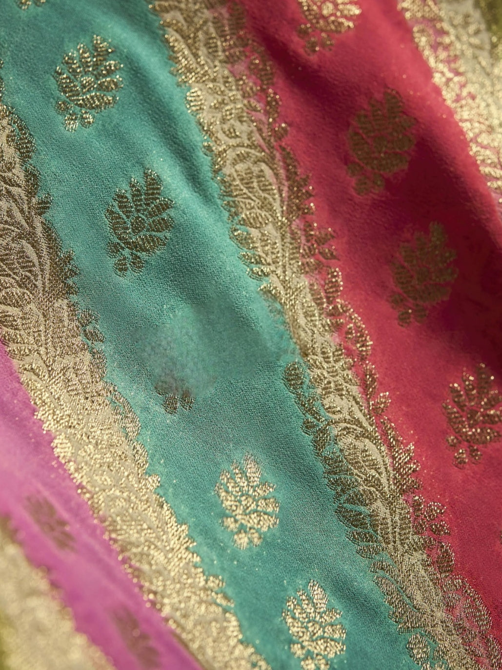 Elegant Maroon Saree with Saroski Embellishments

