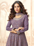 Festive lavender purple suit set for women