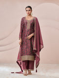 Wine kurta set for women party wear