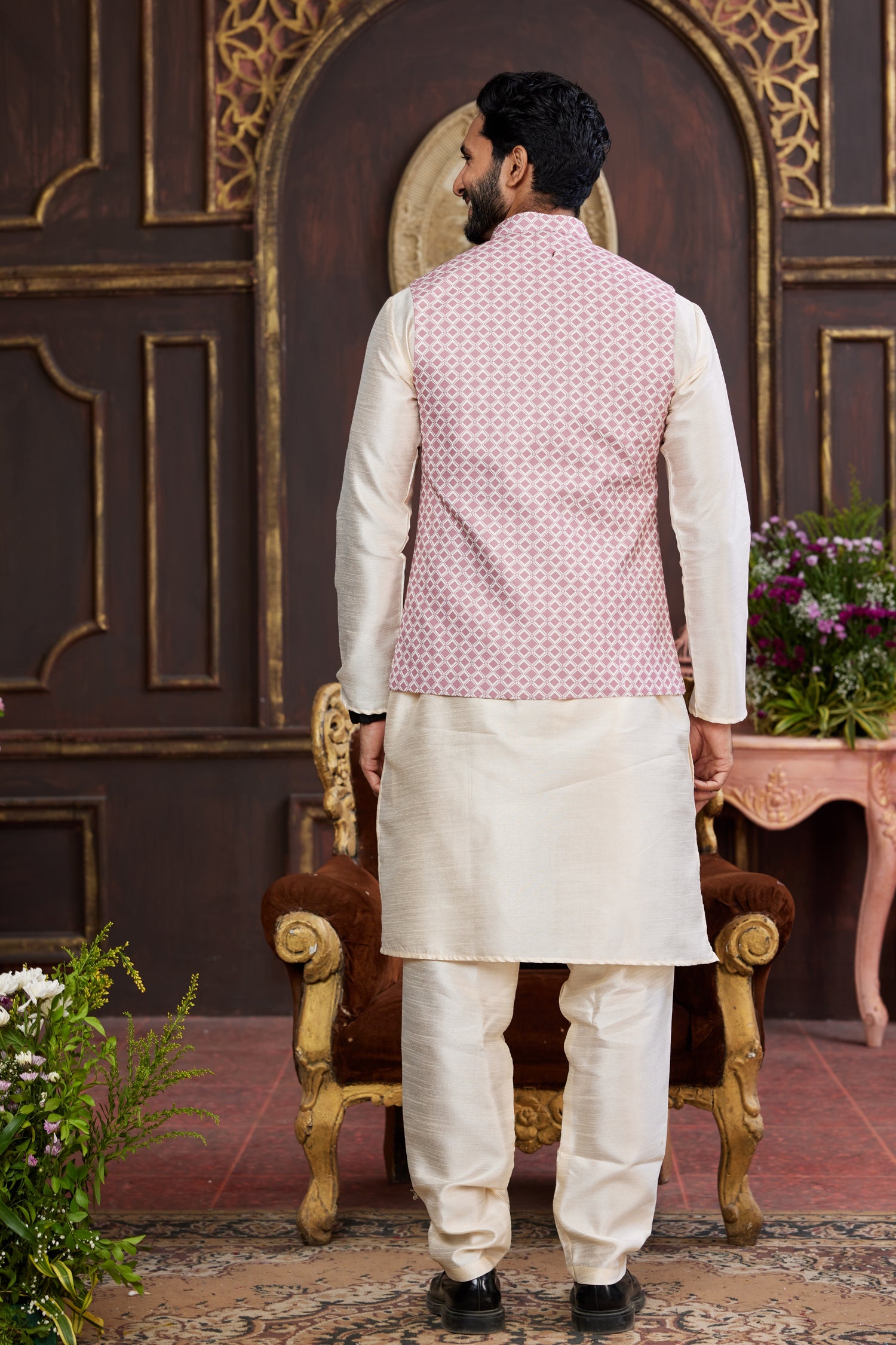 Trendy Indian kurta jacket for weddings