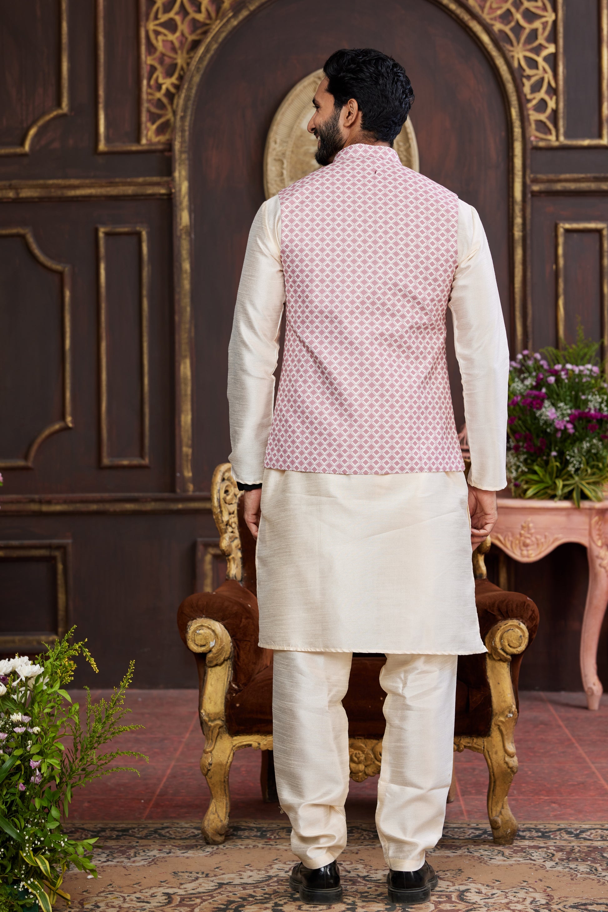 Trendy Indian kurta jacket for weddings