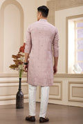 Modern kurta set in light purple 
