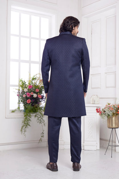 Indian wedding wear in midnight shade