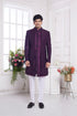 Wine color indo western outfit