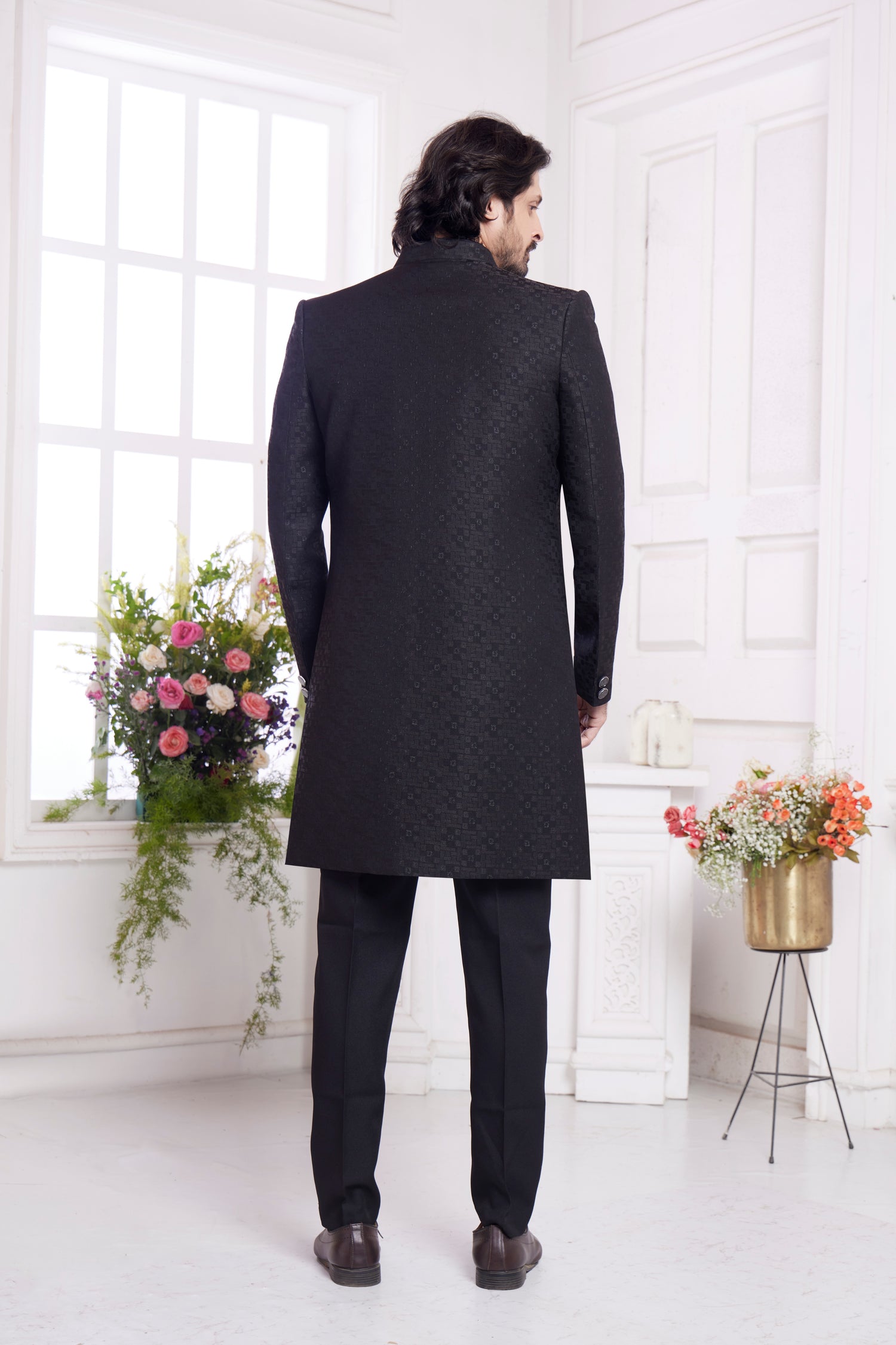 Party wear indo western black color