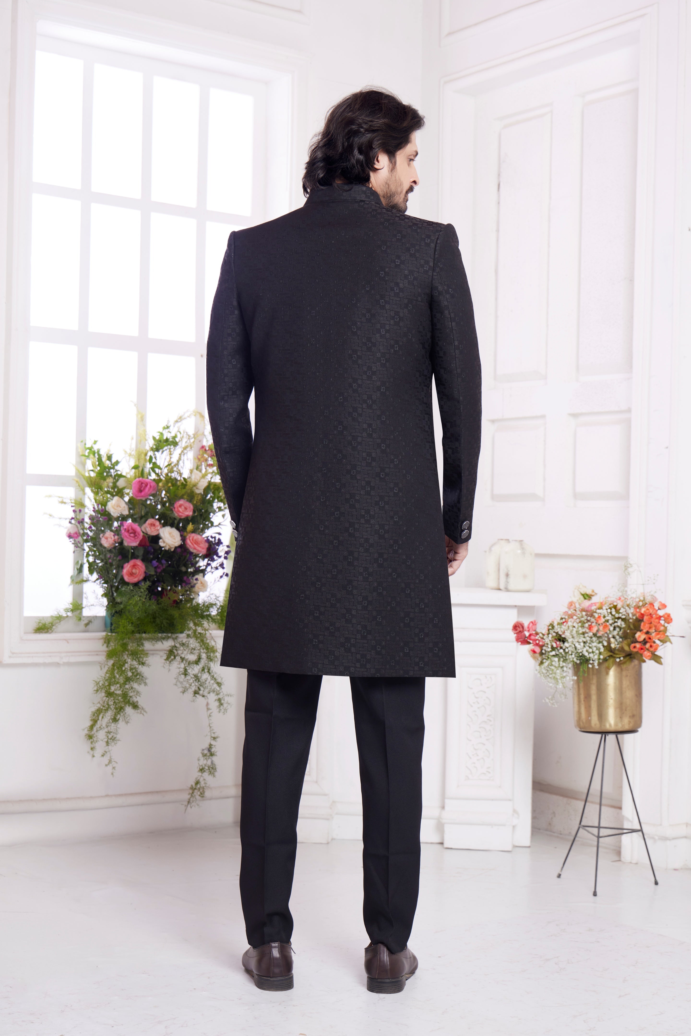 Party wear indo western black color