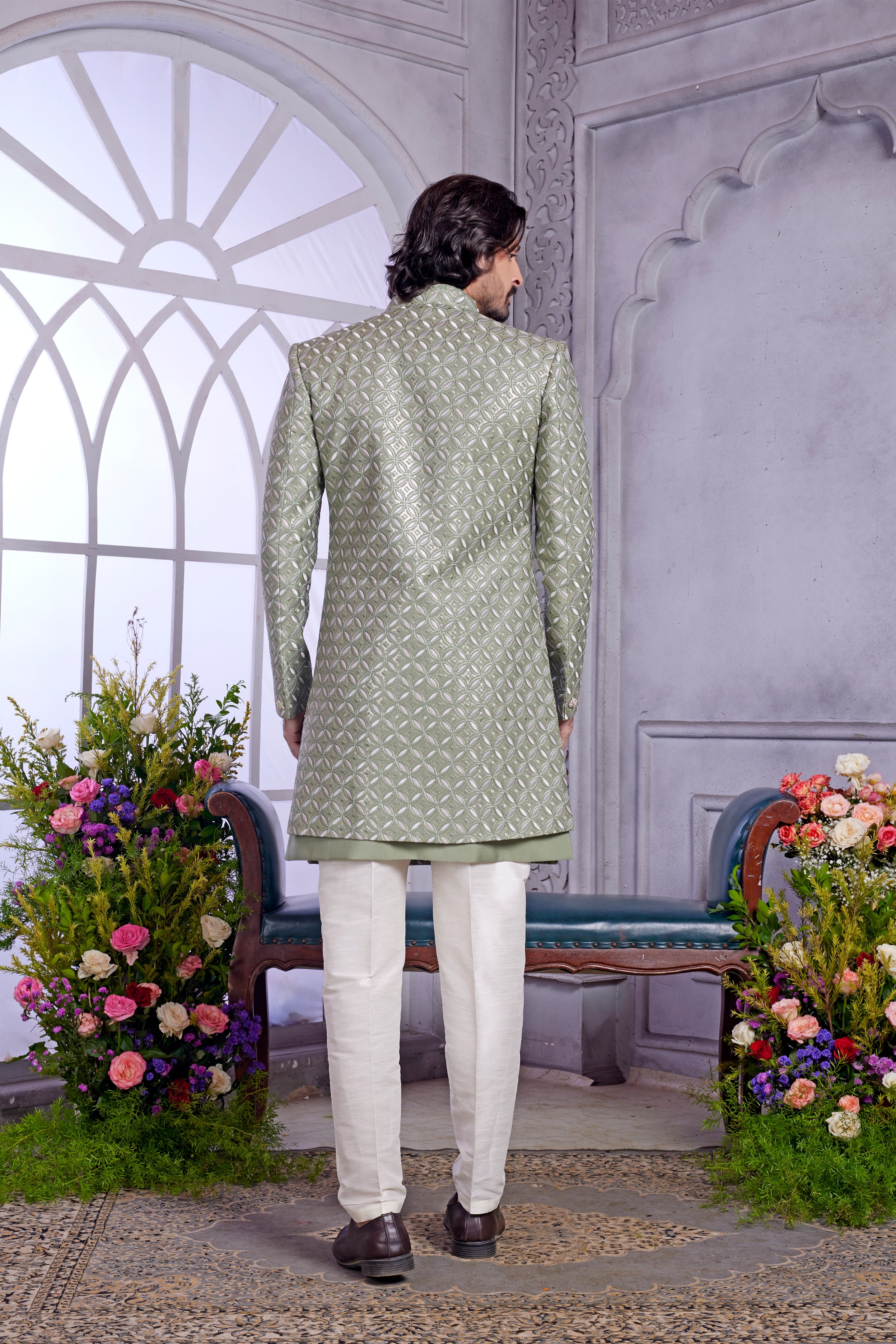 Indo western for daytime wedding