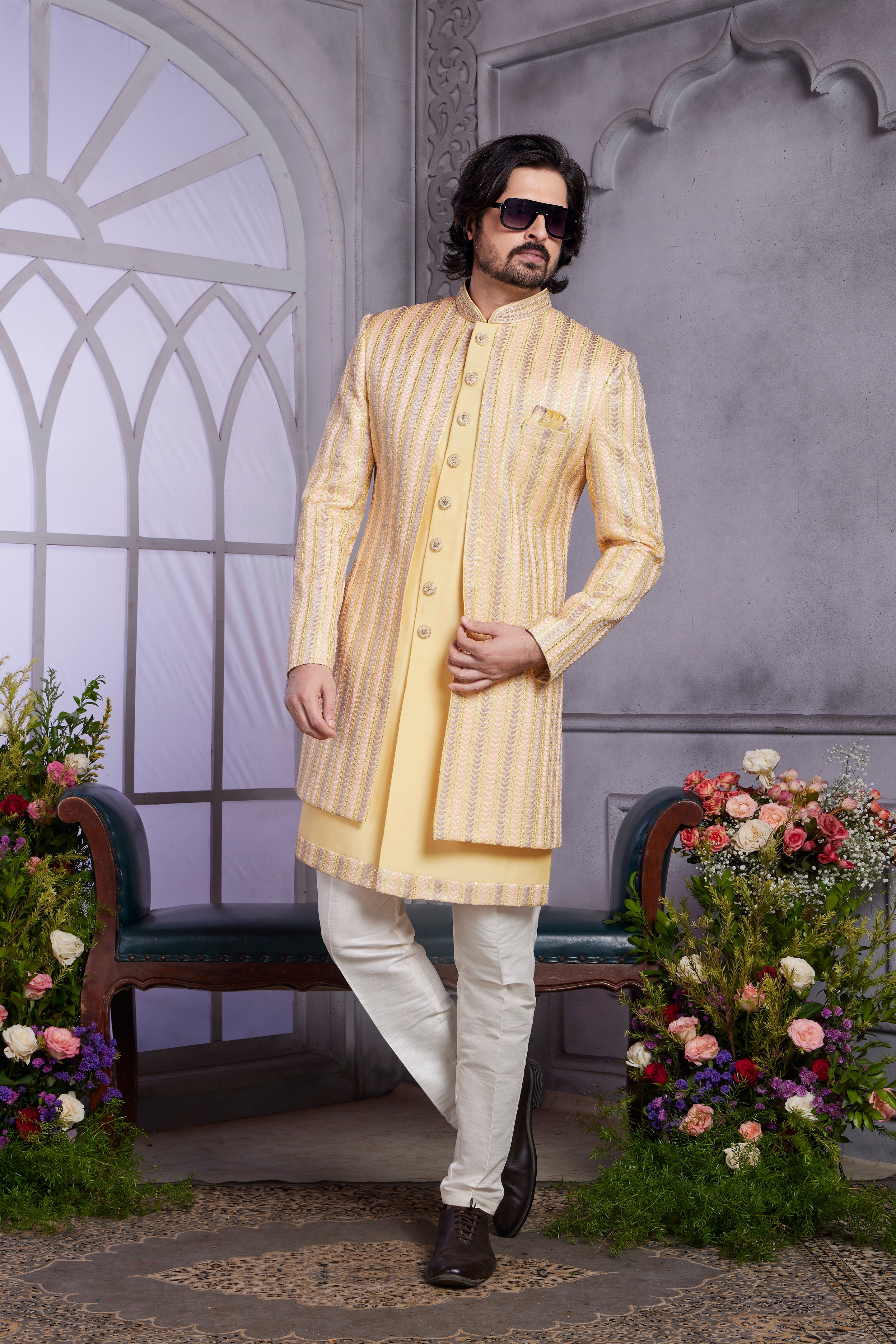 Men’s haldi function outfit