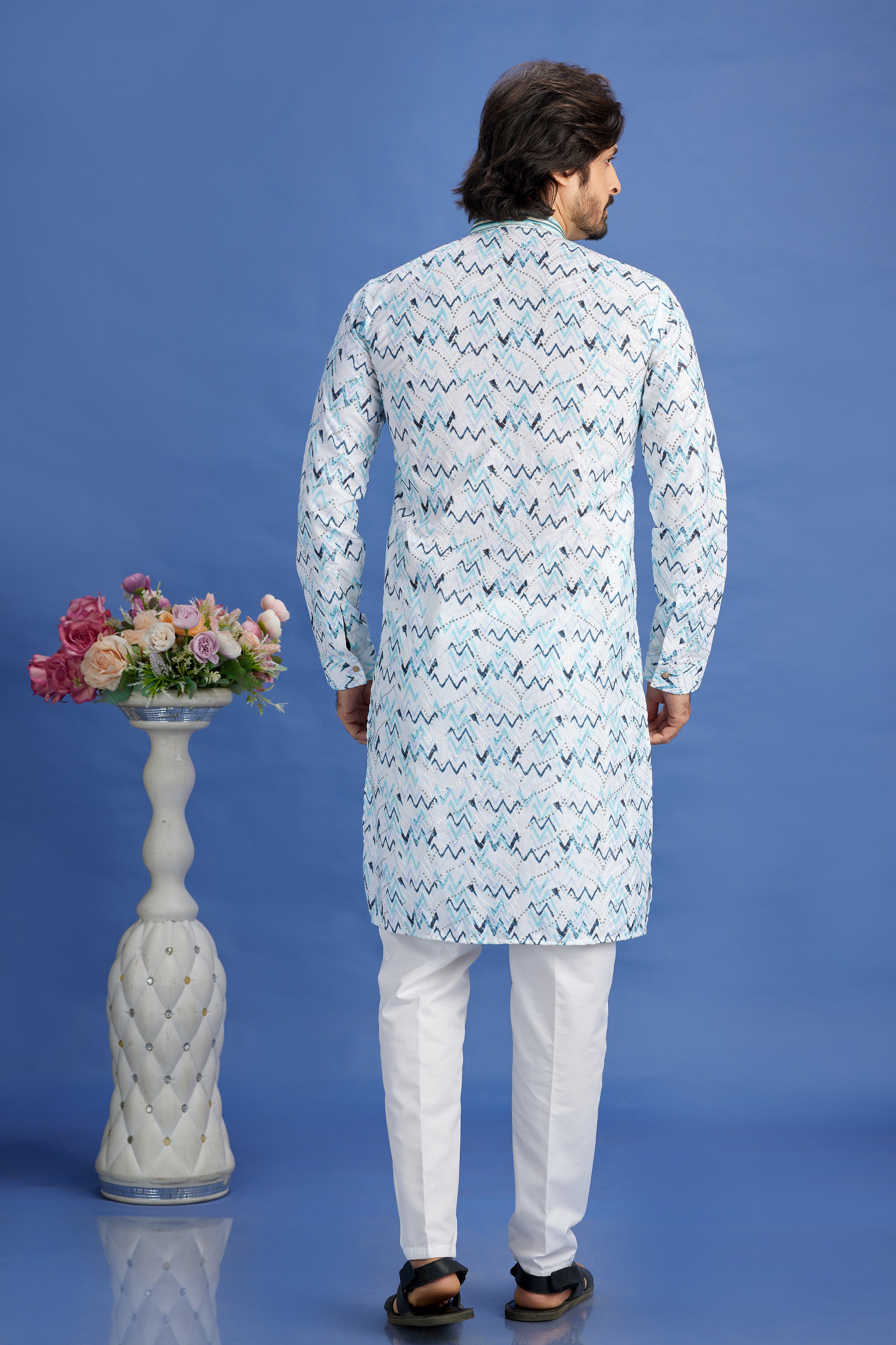 Aligadhi pant and kurta combo for men