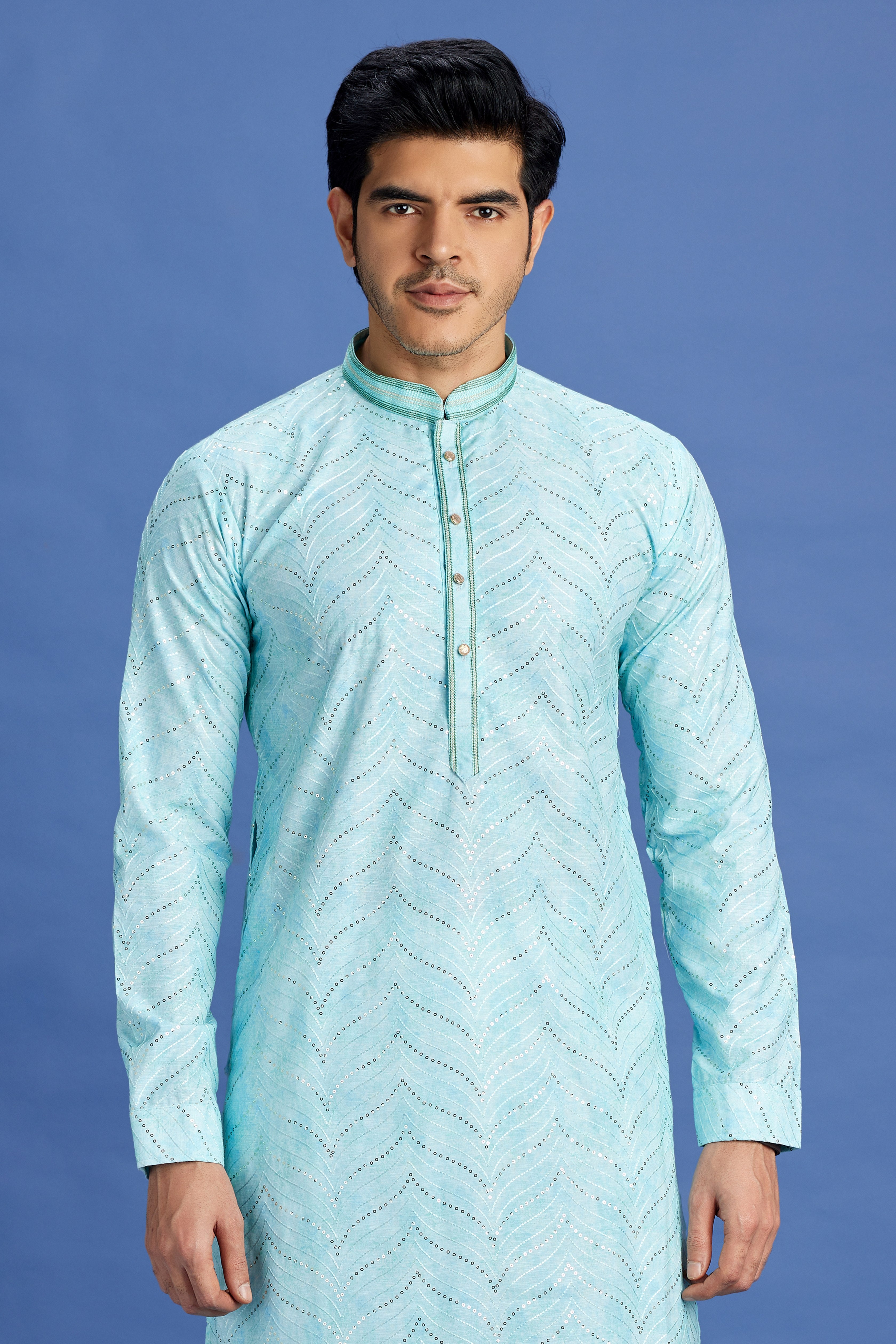 Pintux kurta with art silk pant

