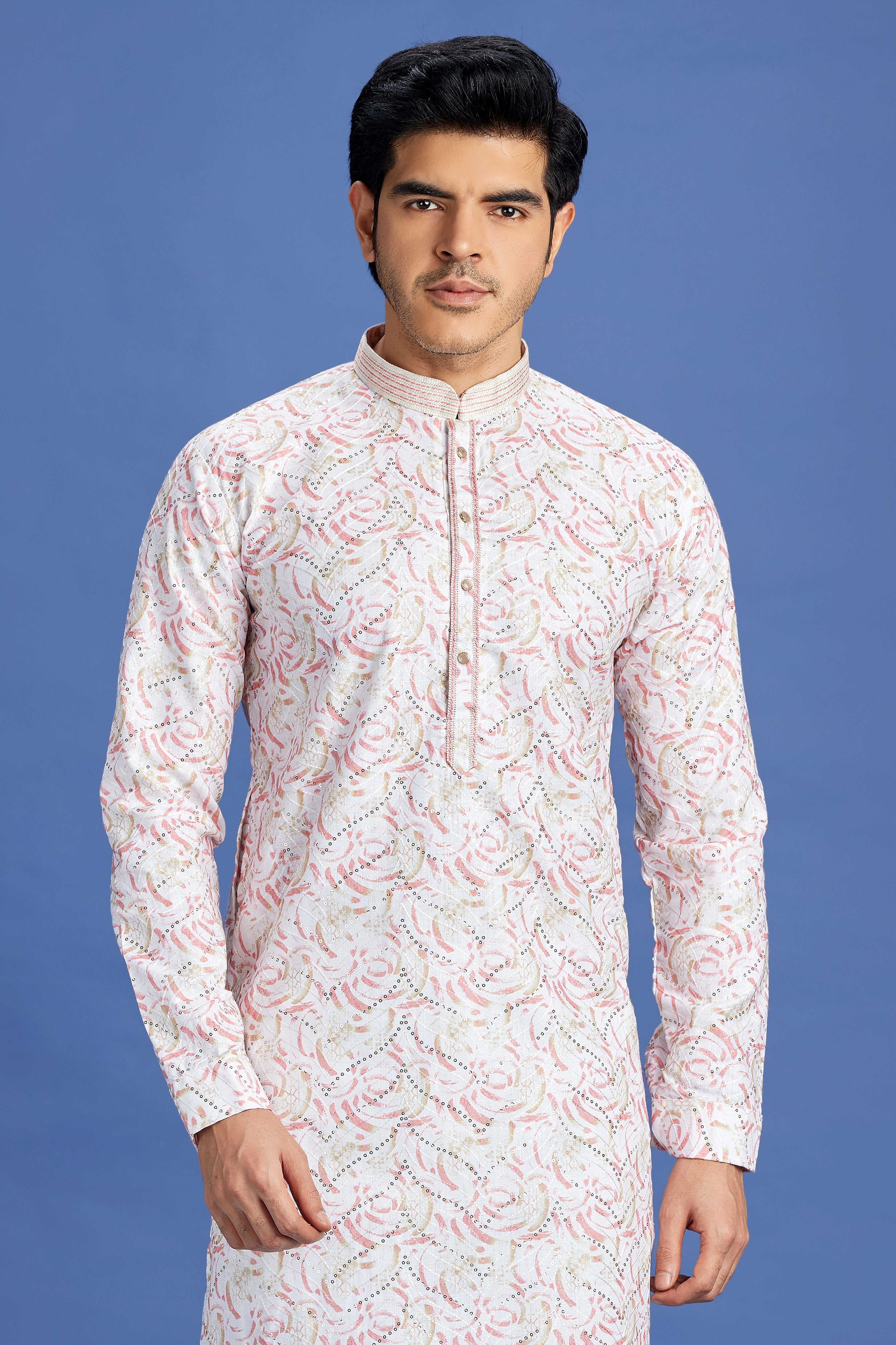 Wedding kurta pajama for groomsmen

