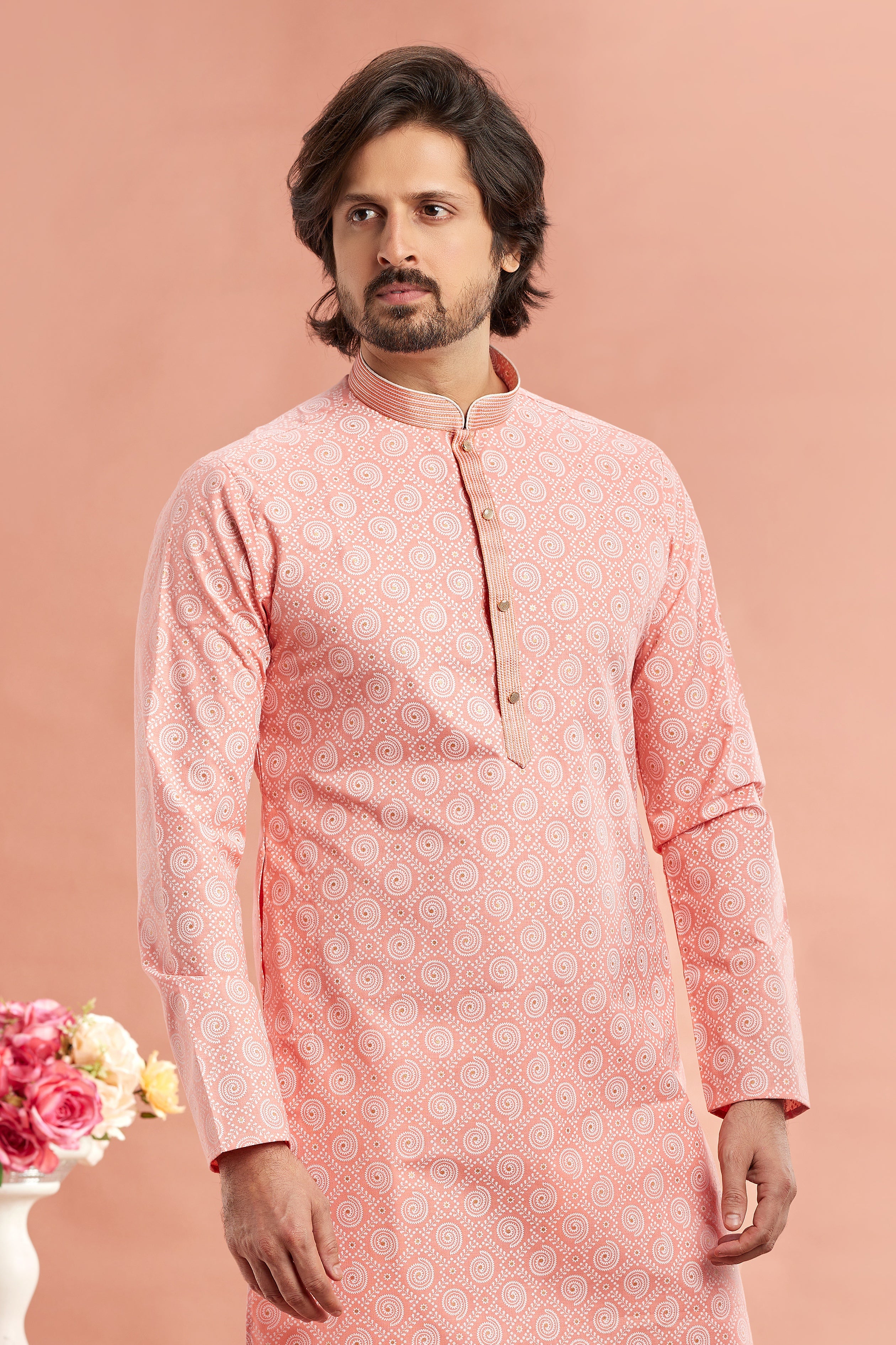 Cotton ethnic kurta for men

