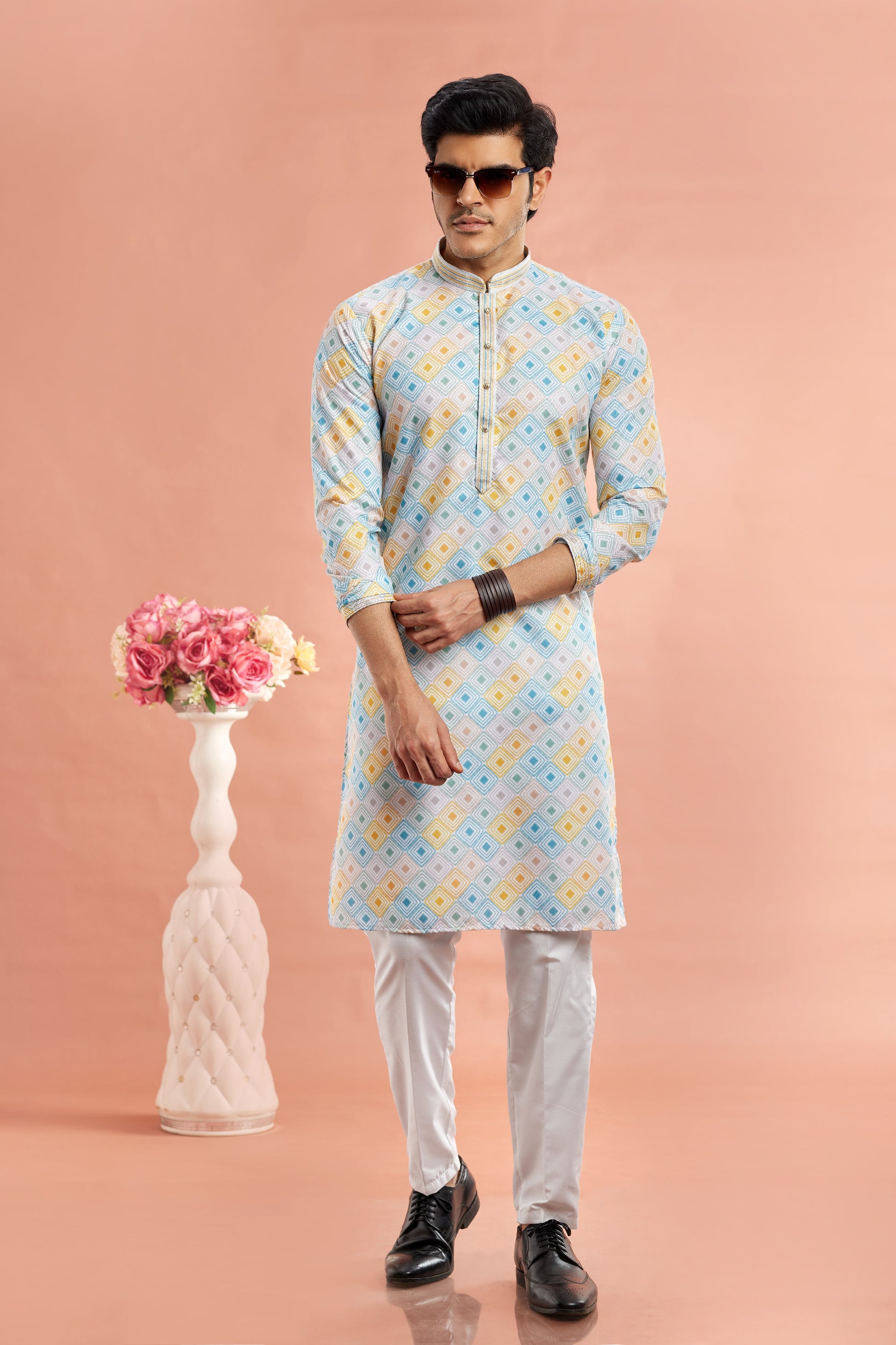 Yellow ethnic wear for festive season

