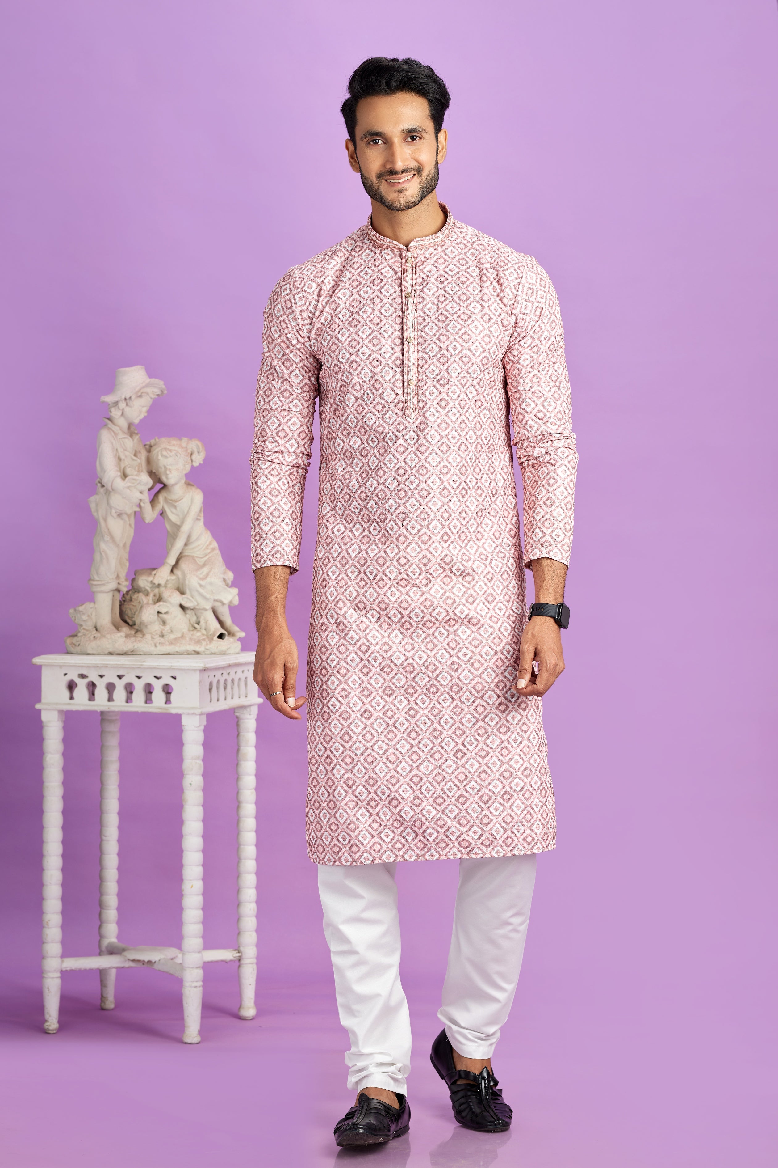 Pintux printed kurta for men

