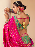 Green silk lehenga for festive occasions

