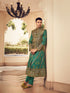 Green silk kurta pajama for men

