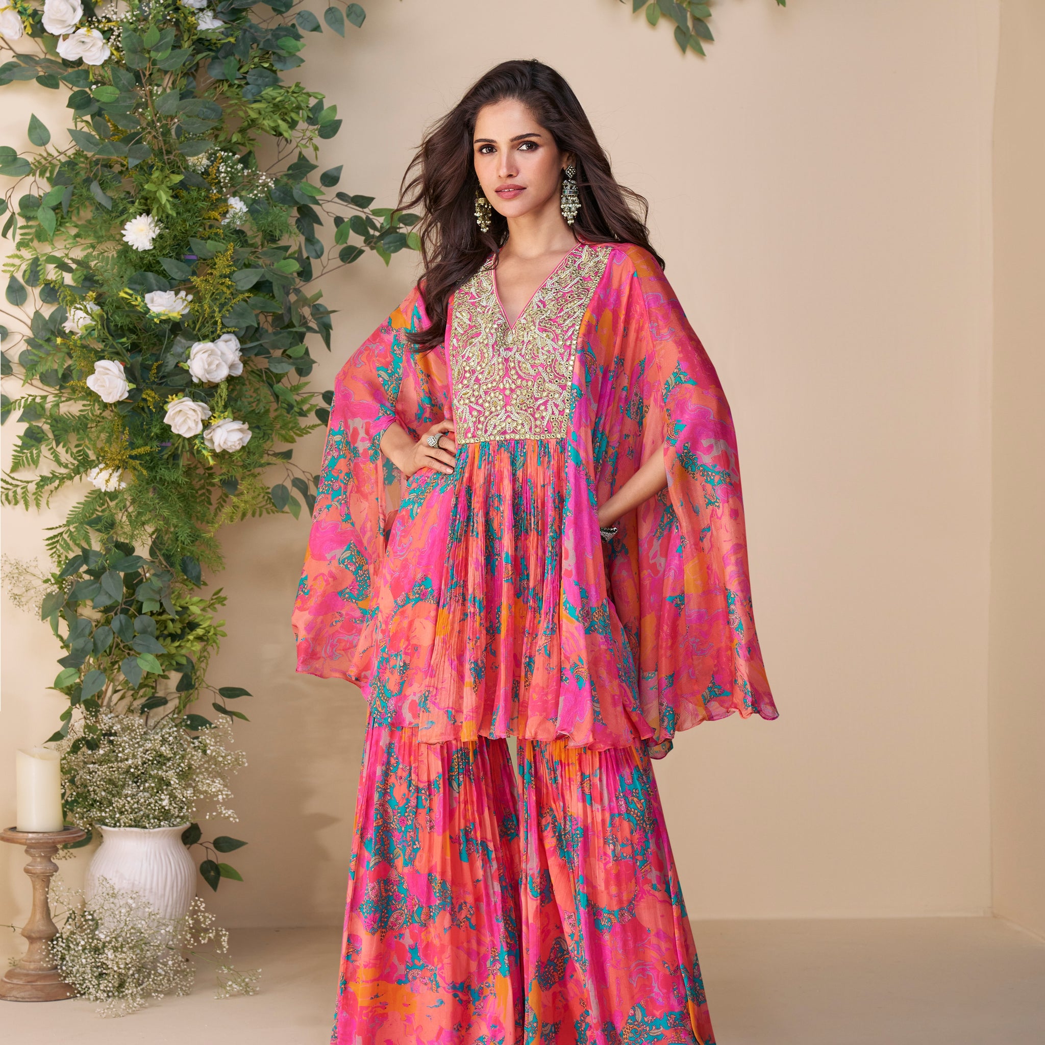 multi colour kurti for women in silk fabric
