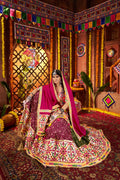 Silk choli with heavy thread and mirror work

