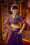 chaniya choli for women in purple
