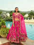 Fuchsia Pink Embroidered Silk Ready-to-Wear Lehenga Set Ready to wear lehenga Anant Tex Exports Pvt.Ltd..