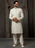 Light Grey Colour Wedding Wear Sherwani Suit D.No.1733 Anant Tex Exports Private Limited