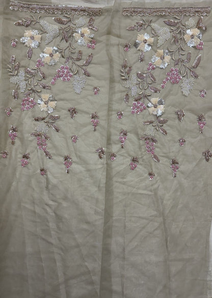 Golden Pure Soft Net Heavy Embroidery Work Bridal Lehenga Bridal Lehenga Anant Tex Exports Pvt.Ltd..