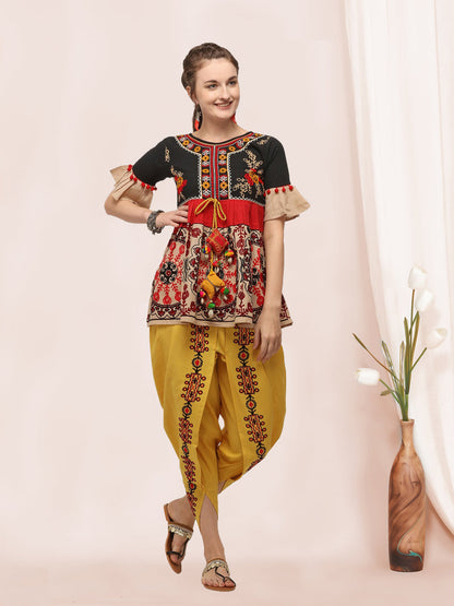 Navratri Garba Garba Special Kedia and Tulip Pants for Women&