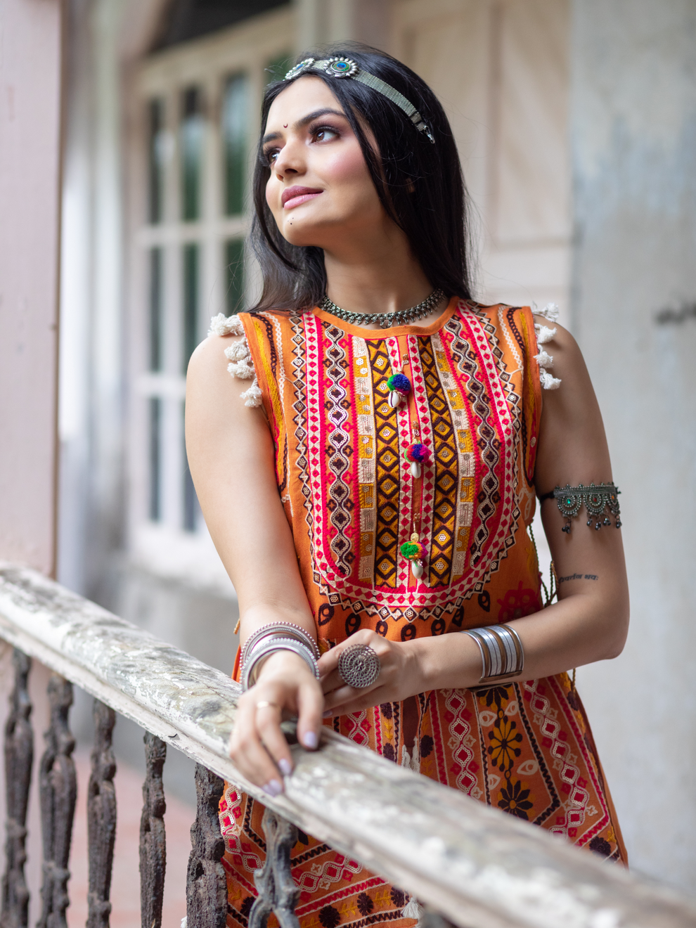 Navratri Garba Garba Special Kedia and Tulip Pants for Women&