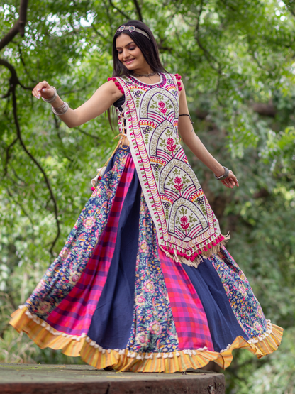 Navratri Garba Garba Special Kedia and Tulip Pants for Women&