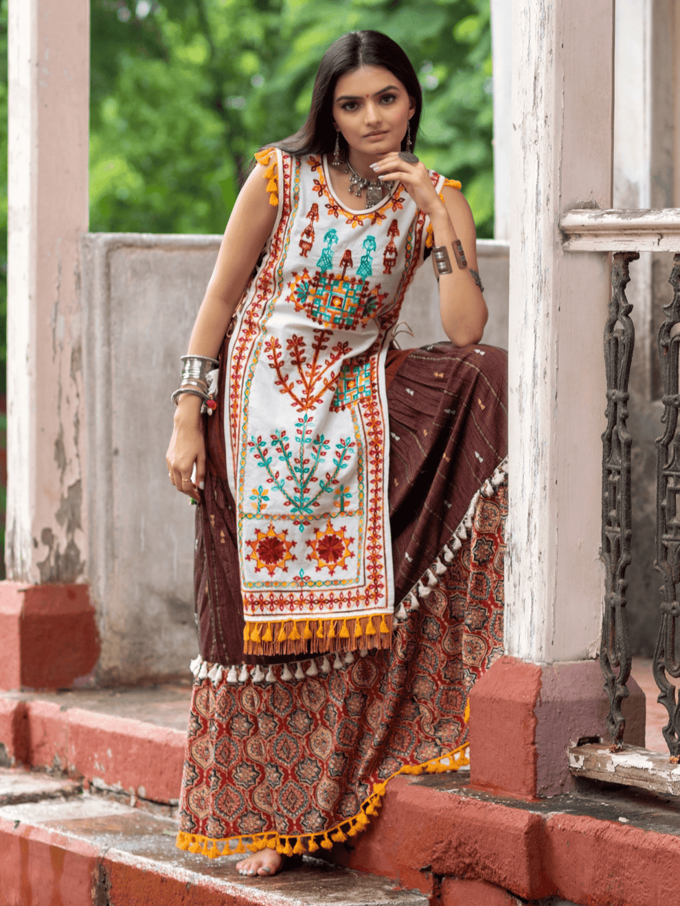 Navratri Garba Special Kedia 100% Pure Khadi Cotton for Women's