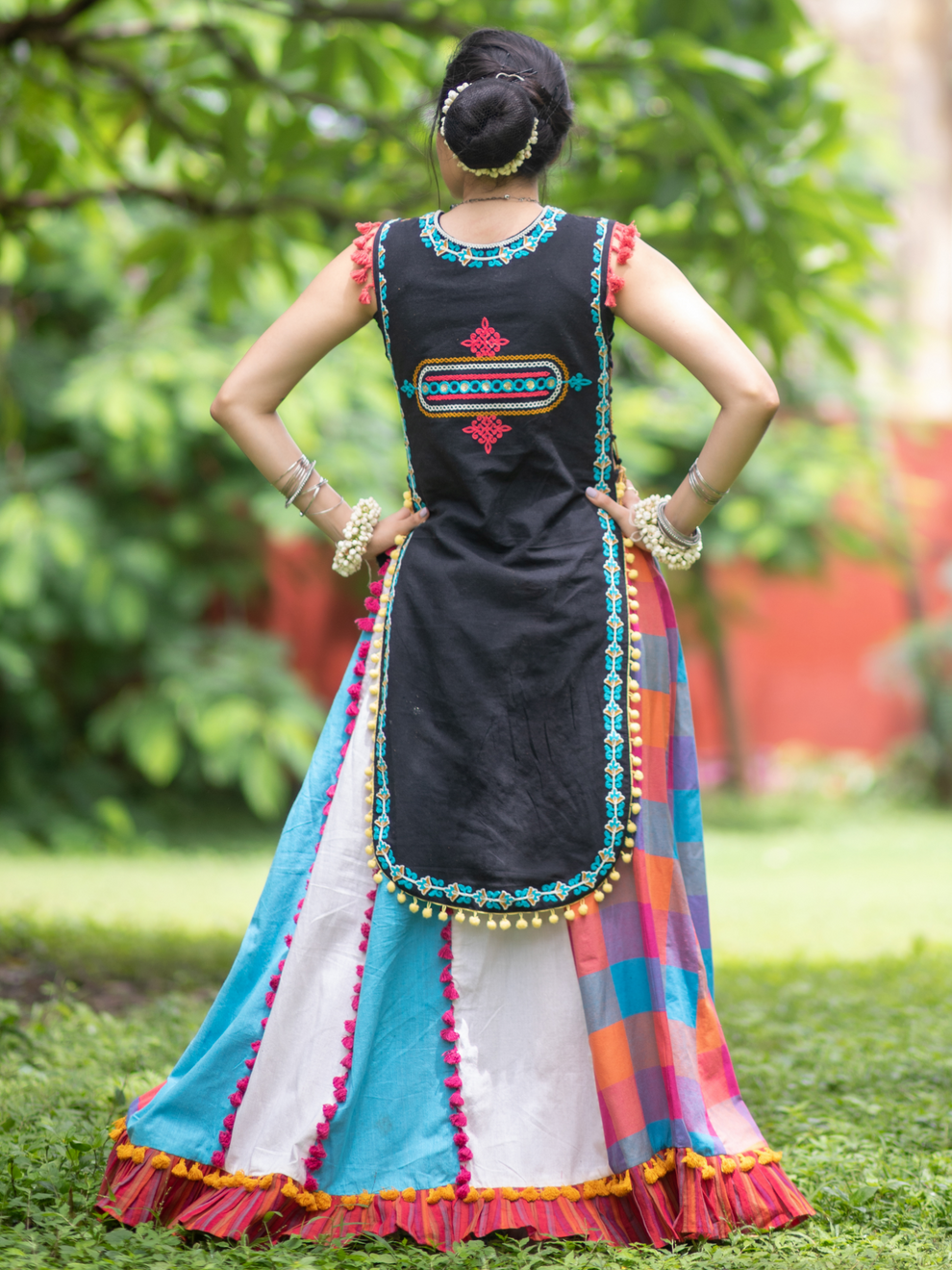 Navratri Garba Garba Special Kedia and Tulip Pants for Women's